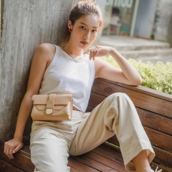 SENREVE Aria Belt / Crossbody Bag Dolce Butterscotch New - Picture 8 of 16